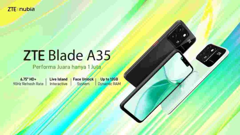 ZTE Blade A35 Masuk Indonesia dengan Fitur-Fitur Esensial